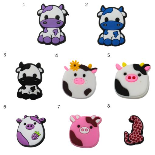 Animal Croc Charms