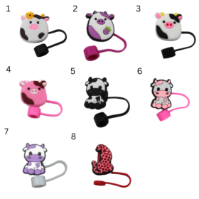 Animal Straw Toppers