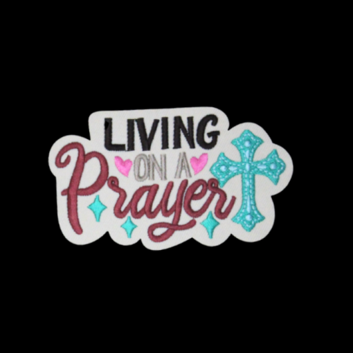Living on a Prayer Patch (Small/Embroidery) - Image 3