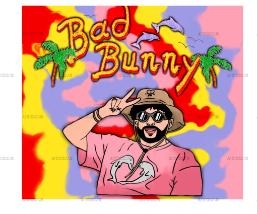 Bad Bunny Dtf Transfer
