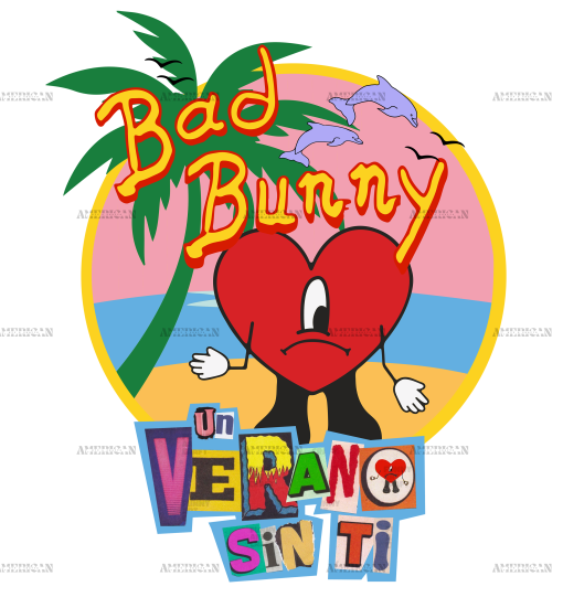 Bad Bunny Un Verano Sin Ti 2 Dtf Transfer