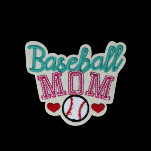 Baseball Mom Patch(Small/Embroidery) - Image 2