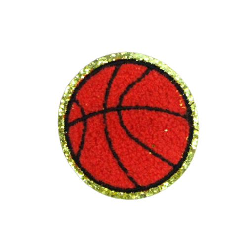 Basket Ball Patch (Small/Chenille) - Image 2