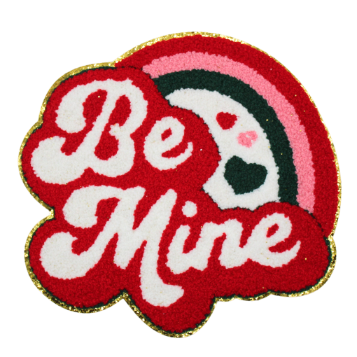 Be Mine Rainbow Patch (Large/Chenille)