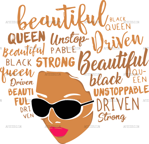 Beautiful Queen DTF Transfer