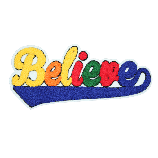 Believe Patch (Large/Chenille) - Image 2