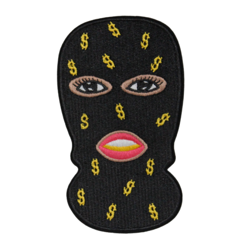 Ski Mask Girl Patch (Small/Embroidery) - Image 6