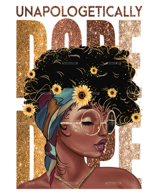 Black Girl Dope DTF Transfer