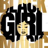 Black Girl Magic DTF Transfer