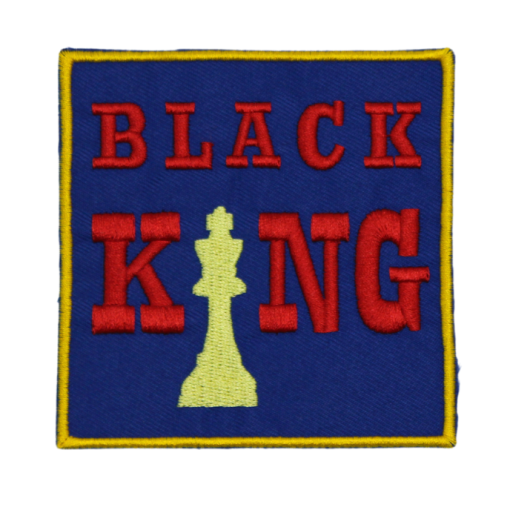 Black King Patch (Small/Embroidery)