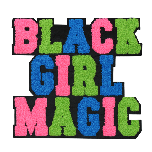 Black Girl Magic Patch (Large/Chenille) - Image 2