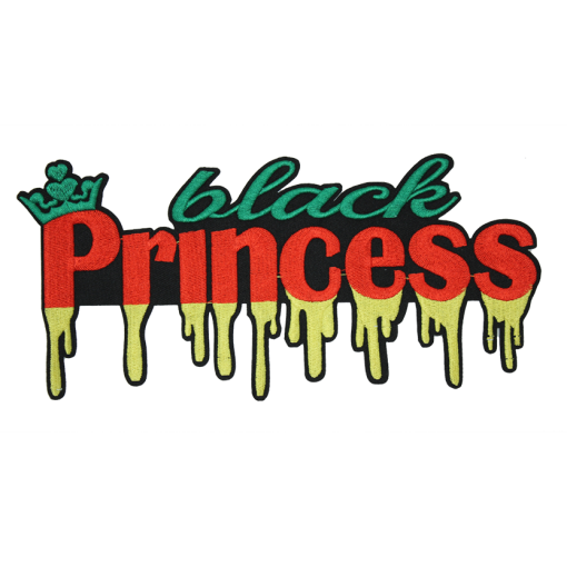 Black Princess Patch (Large/Embroidery)