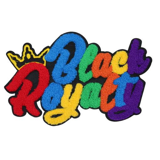 Black Royalty Multicolor Patch (Large/Chenille)