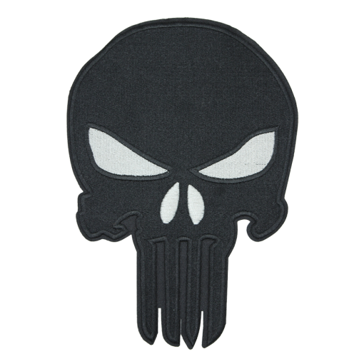 Black Skull Patch (Large/Embroidery)