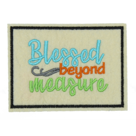 Blessed Beyond Measure (Small/Embroidery)