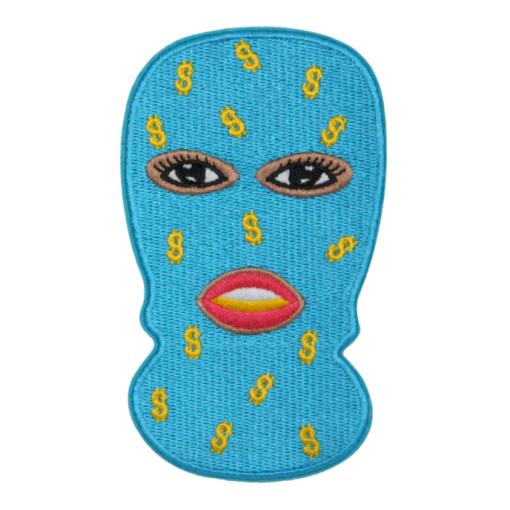 Ski Mask Girl Patch (Small/Embroidery) - Image 4