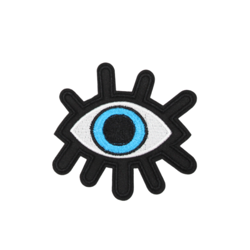 Blue Evil Eye Patch (Small/Embroidery) - Image 2