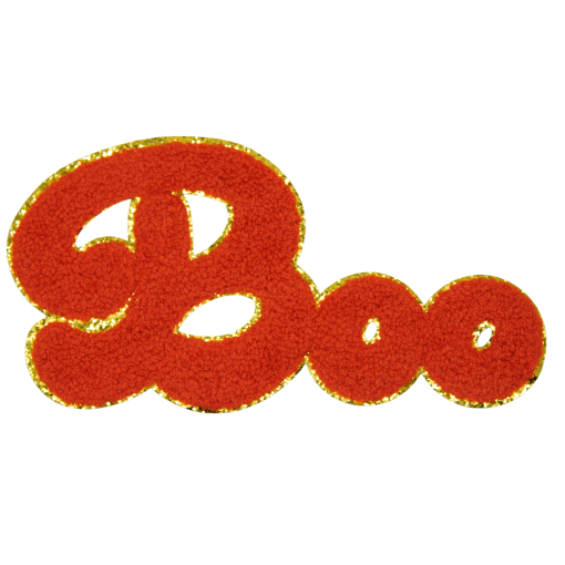 Boo Orange Patch (Medium/Chenille)