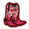 Valentine Boots Patch (Small/Embroidery)