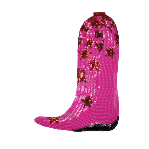 Cowgirl Boots Patch (Large/Sequin) - Image 3