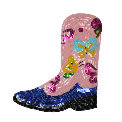 Cowgirl Boots Patch (Large/Sequin) - Image 4