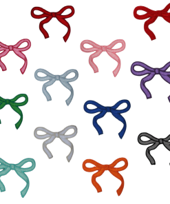 Thin Bow Patch (Small/Embroidery)