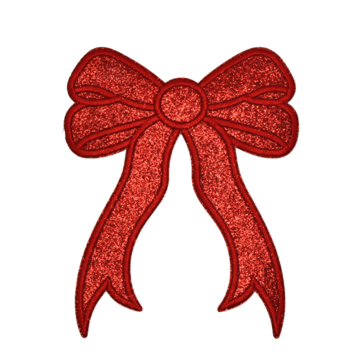 Side Bow Glitter Patch (Medium/Embroidery) - Image 4
