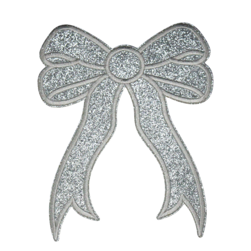 Side Bow Glitter Patch (Medium/Embroidery) - Image 5