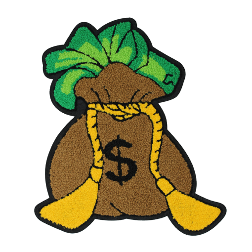 Money Bag Patch (Large/Chenille) - Image 5