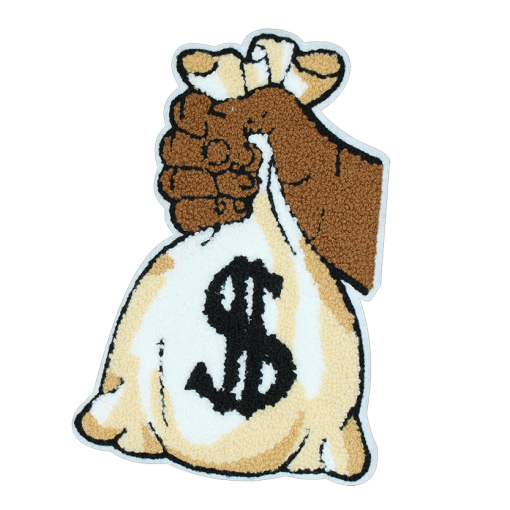 Money Bag Patch (Large/Chenille) - Image 2