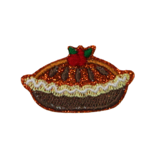 Christmas Ornament Glitter Patch (Small/Embroidery)