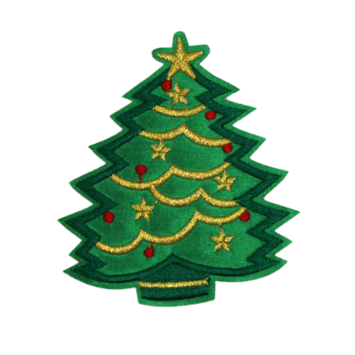 Green Christmas Tree Patch (Small/Embroidery) - Image 2