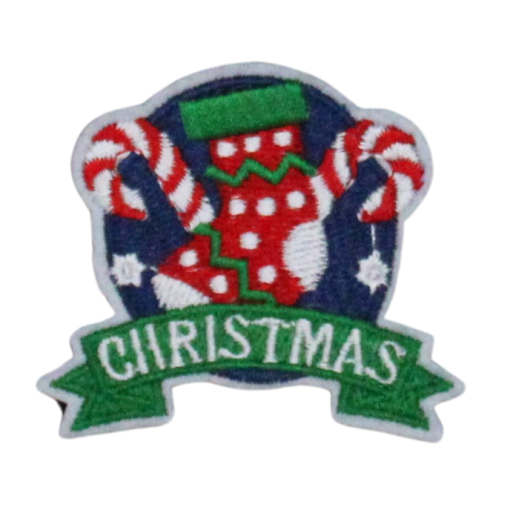 Christmas Badge Patch (Small/Embroidery)