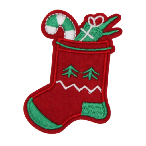 Christmas Stocking Patch (Small/Embroidery) - Image 3