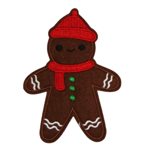 Gingerbread Man Patch (Small/Embroidery) - Image 2