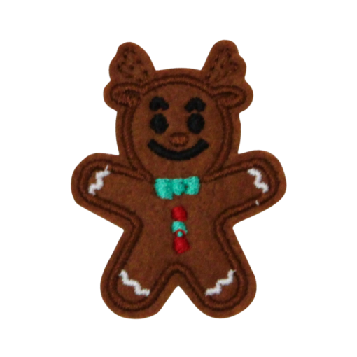 Gingerbread Man Patch (Small/Embroidery) - Image 3