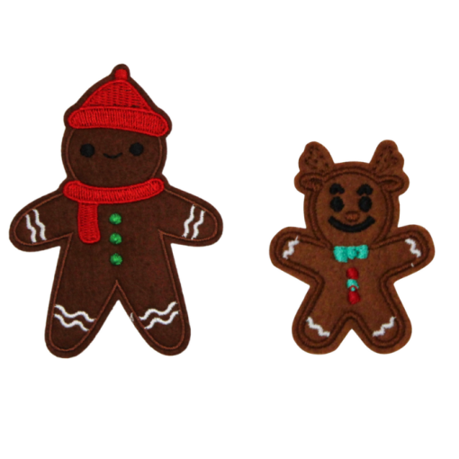 Gingerbread Man Patch (Small/Embroidery)