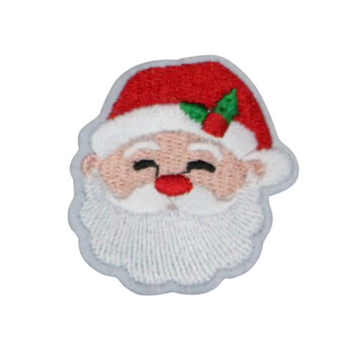 Santa Face Patch (Small/Embroidery)