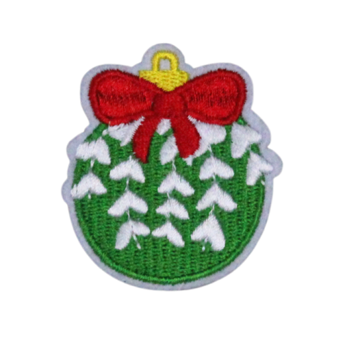 Christmas Ornaments Patch (Small/Embroidery) - Image 3