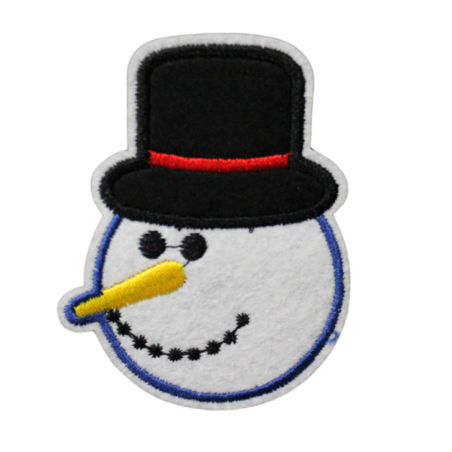 Snowman Patch (Small/Embroidery) - Image 4