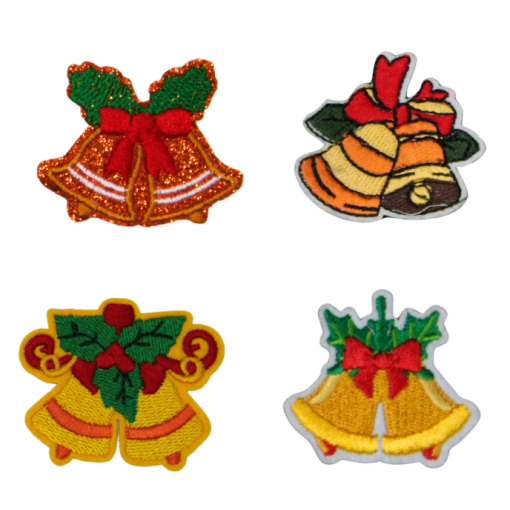 Christmas Bells Patch (Small/Embroidery)