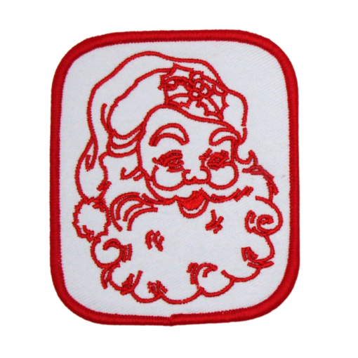 Santa Red Patch (Small/Embroidery)