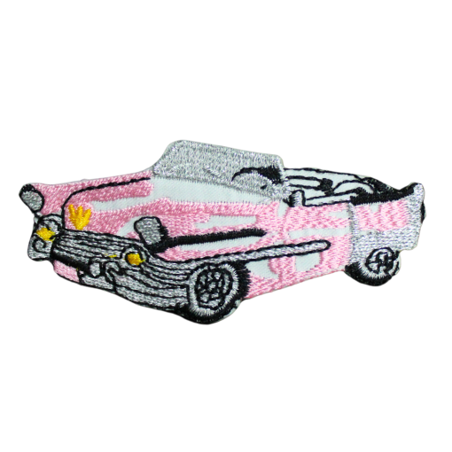 Pink Car Patch (Small/Embroidery)