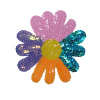 Multi Colored Flower Patch (Small/Sequin)