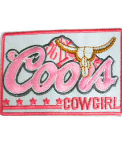 Coors Cowgirl Patch (Small/Embroidery)