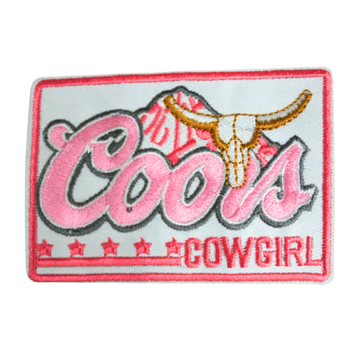 Coors Cowgirl Patch (Small/Embroidery)