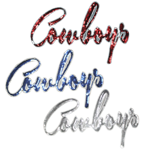 Cowboys Patch (Large/Sequin)