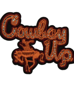 Cowboy Up Patch (Small/Embroidery)