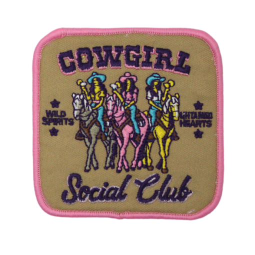 Cowgirl Social Club Patch (Small/Embroidery) - Image 3