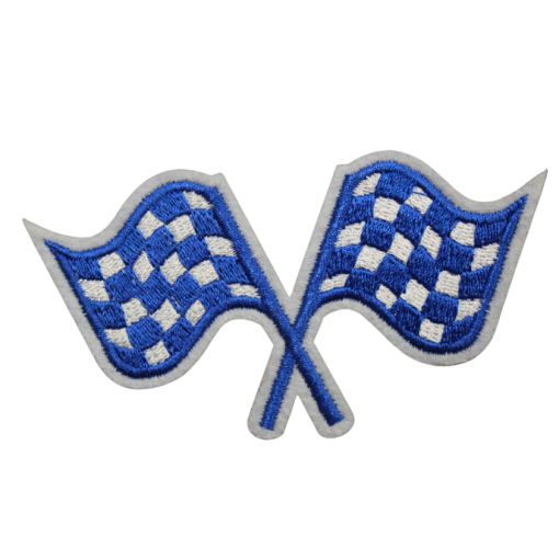 Checkered Racing Flags Patch(Small/Embroidery) - Image 4